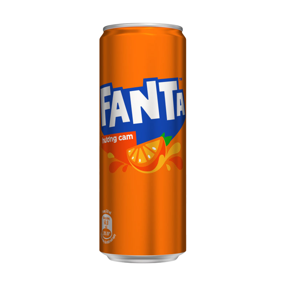 Fanta Orange Flavored Soft Drink 320mL